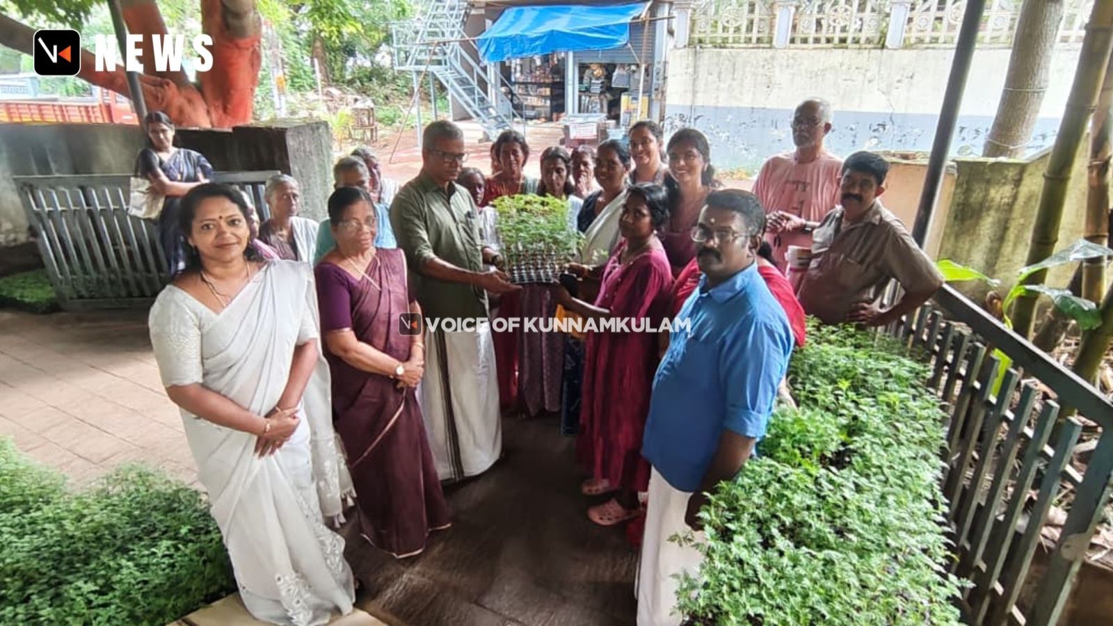 കുന്നംകുളം നഗരസഭ ആർത്താറ്റ് കൃഷിഭവൻ ചെണ്ടുമല്ലി തൈകൾ വിതരണം ചെയ്തു